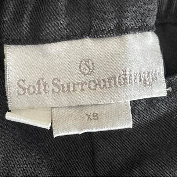 Soft Surroundings Wide Leg Crop Sailor Pant Tencel Black Size XS - Picture 4 of 5